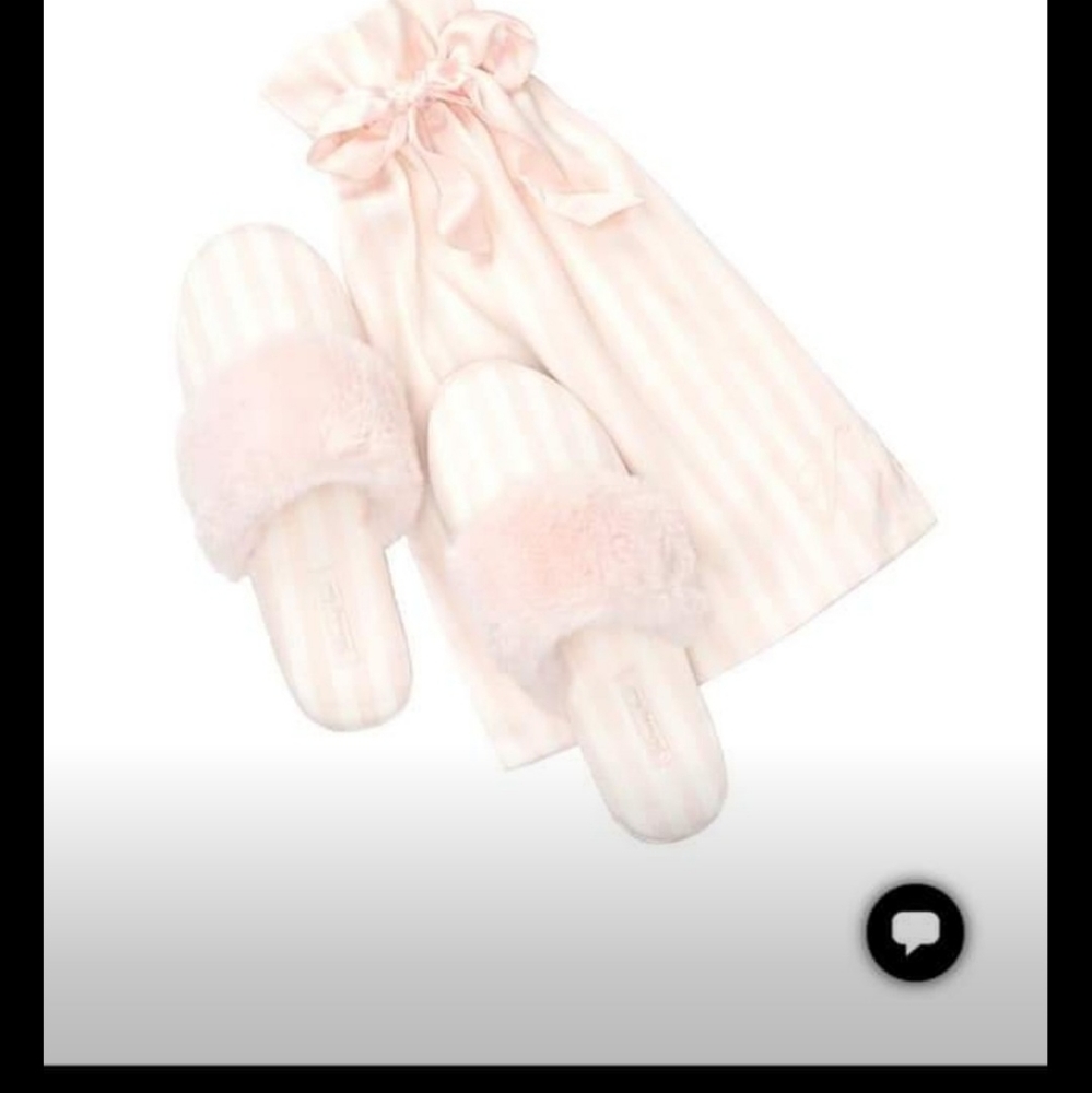 NWT Victoria Secret Satin Slippers